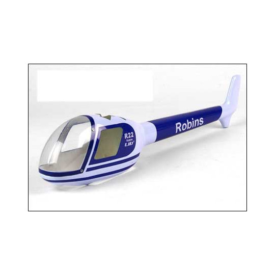 Accessoire pour hélicoptère radiocommandé FUSELAGE ROBINSON FIBRE