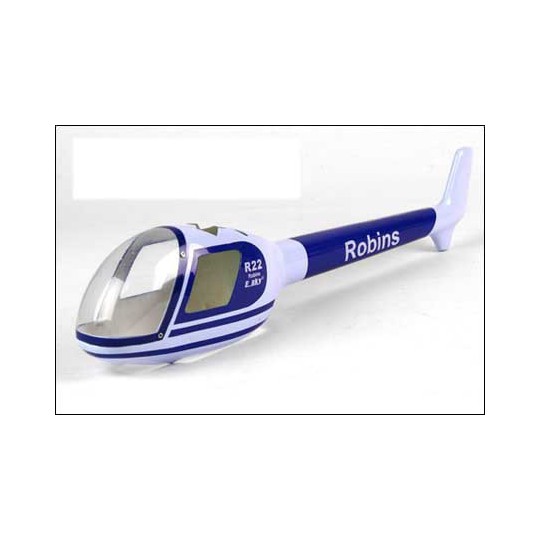 Accessoire pour hélicoptère radiocommandé FUSELAGE ROBINSON FIBRE