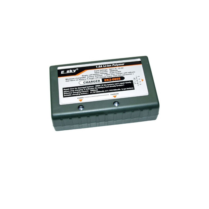 Chargeur pour accu pour appareil radiocommandé Chargeur LiPo 1,8A3S