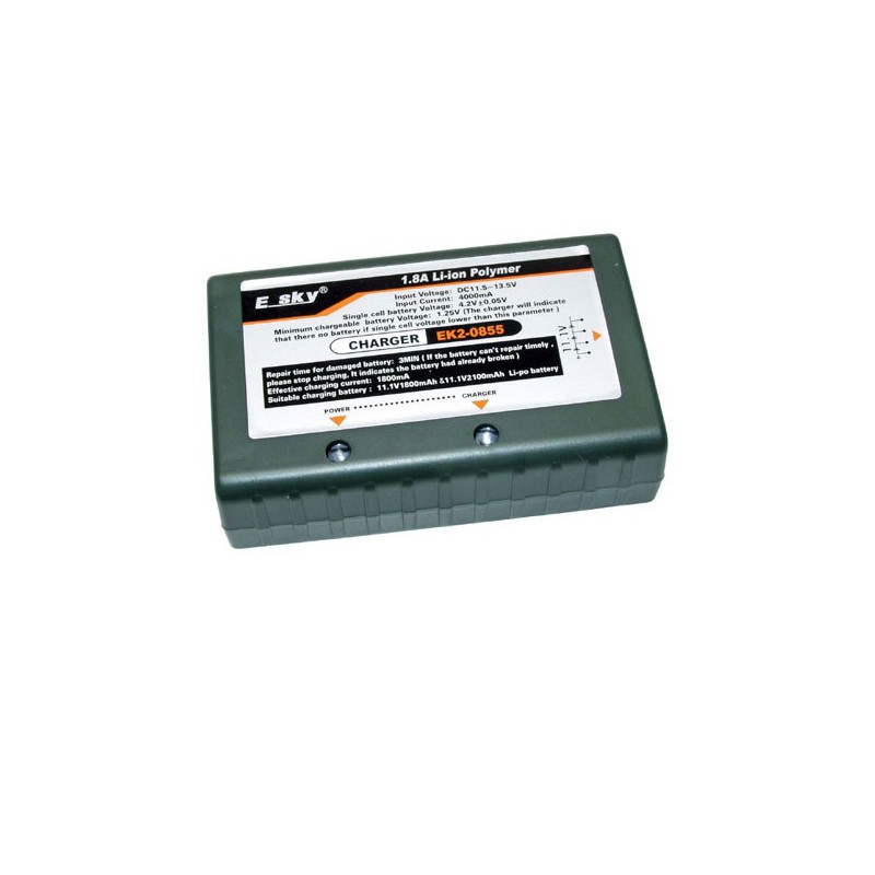 Chargeur pour accu pour appareil radiocommandé Chargeur LiPo 1,8A3S