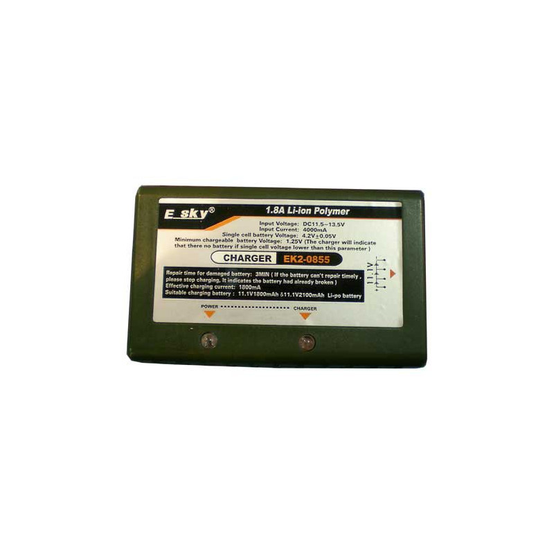 Chargeur pour accu pour appareil radiocommandé Chargeur LiPo 1,8A3S