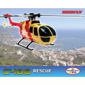 Hélicoptère électrique radiocommandé C 400 RESCUE MHDFLY Bipale Hélicoptère électrique radiocommandé C 400 RESCUE MHDFLY Bipale
