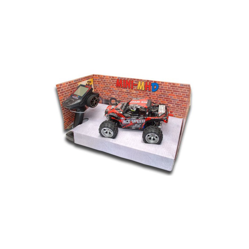 Voiture électrique radiocommandée MINI MHD Buggy Rouge 4WD 1/18