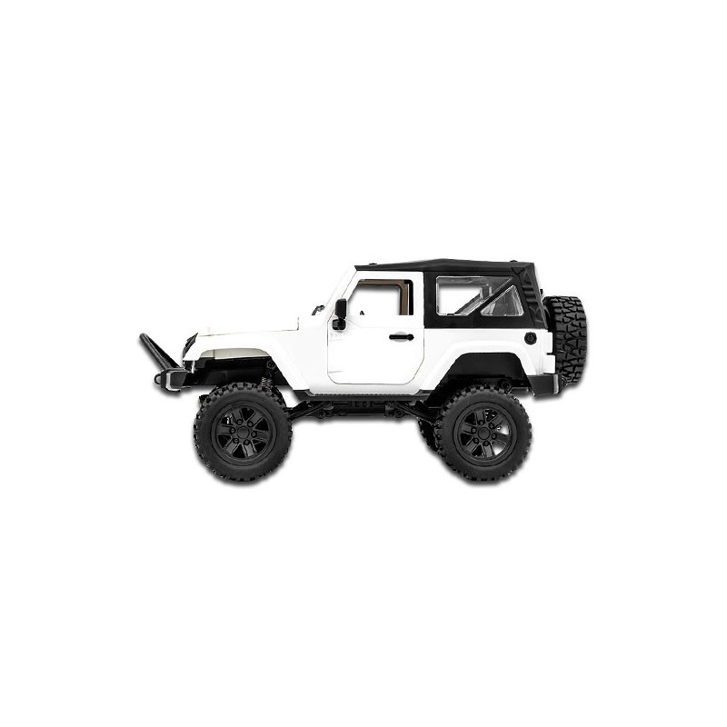 Voiture électrique radiocommandée Mini Crawler 4WD Hard Top Blanc