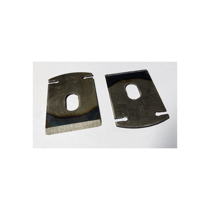 2 lames de rechange pour rabot