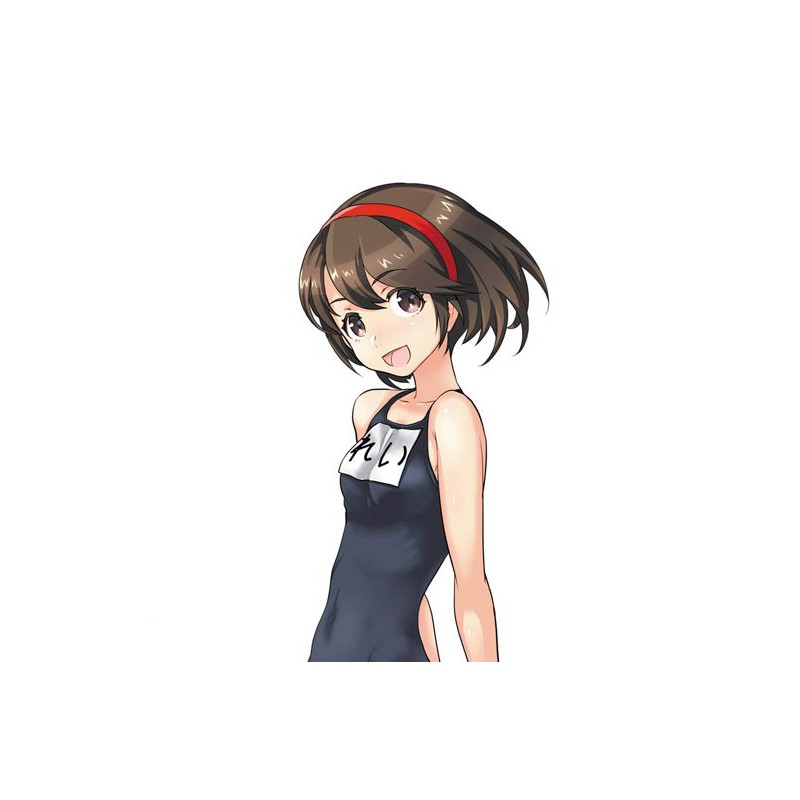 Maquette d'avion en plastique Egg Girls “Rei Hazumi” w/ F-2