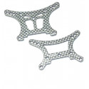 Pièce pour voiture electrique tous chemin 1/10 ATOM Support Amort. avt arr
