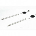 Pièce pour voiture electrique tous chemin 1/10 Axe et Piston Amortiss. avant Pièce pour voiture electrique tous chemin 1/10 Axe et Piston Amortiss. avant