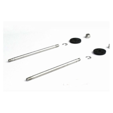Pièce pour voiture electrique tous chemin 1/10 Axe et Piston Amortiss. avant Pièce pour voiture electrique tous chemin 1/10 Axe et Piston Amortiss. avant