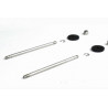 Pièce pour voiture electrique tous chemin 1/10 Axe et Piston Amortiss. avant