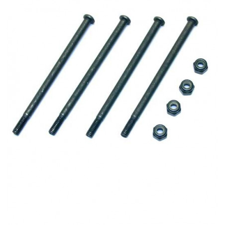 Pièce pour voiture thermique tous chemin 1/8 Axes Bras suspension Longs Pièce pour voiture thermique tous chemin 1/8 Axes Bras suspension Longs