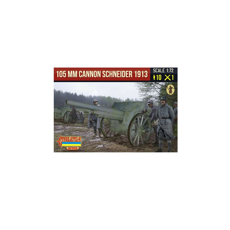 Figurine 105mm cannon Schneider 1913