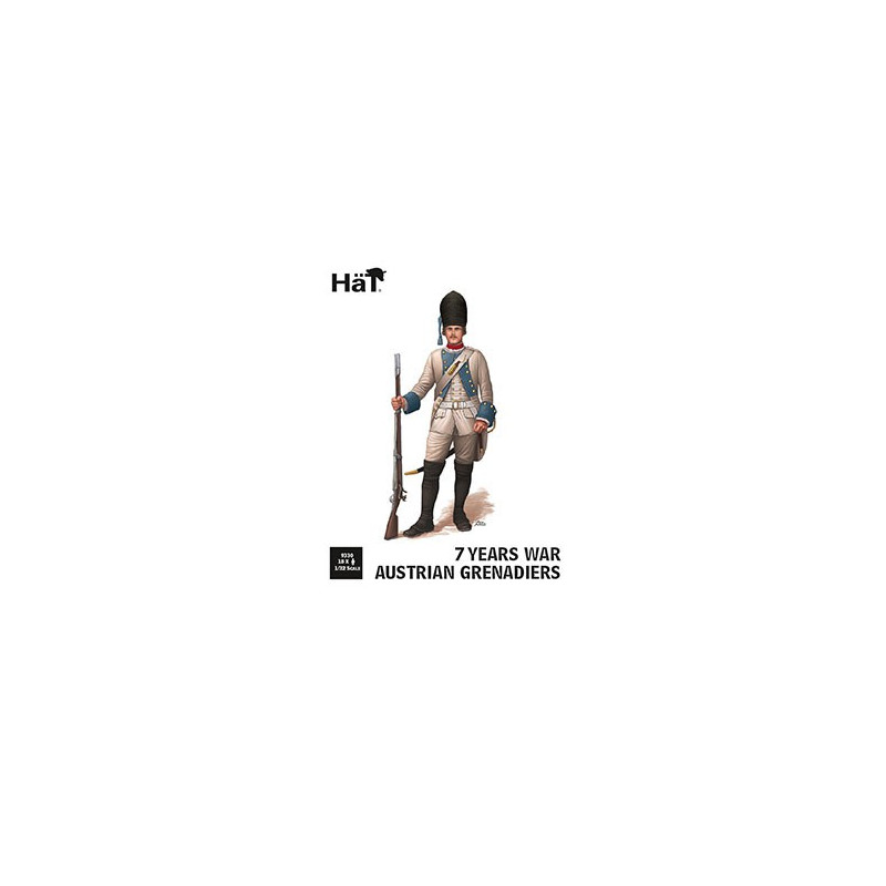 Figurine 7 Years War Austrian Grenadiers 1/32