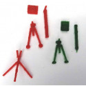 Figurine Africa Corps Mortar Squad 1/72