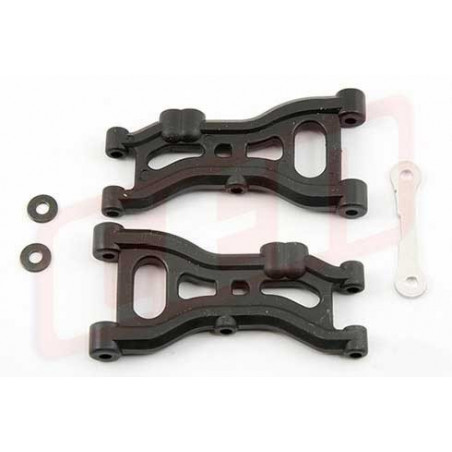 Pièce pour voiture thermique tous chemin 1/16 BRAS SUSPENSION AVT INFERIEUR Pièce pour voiture thermique tous chemin 1/16 BRAS SUSPENSION AVT INFERIEUR