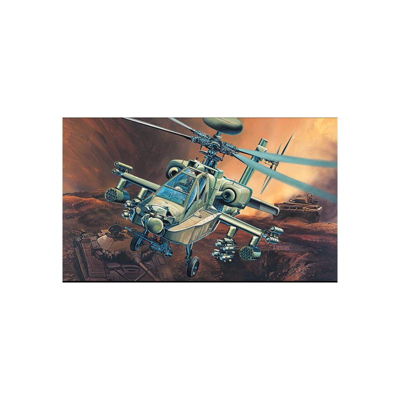 Maquette d'hélicoptère en plastique AH-64D LONGBOW 1/48