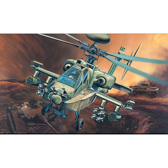 Maquette d'hélicoptère en plastique AH-64D LONGBOW 1/48 Maquette d'hélicoptère en plastique AH-64D LONGBOW 1/48