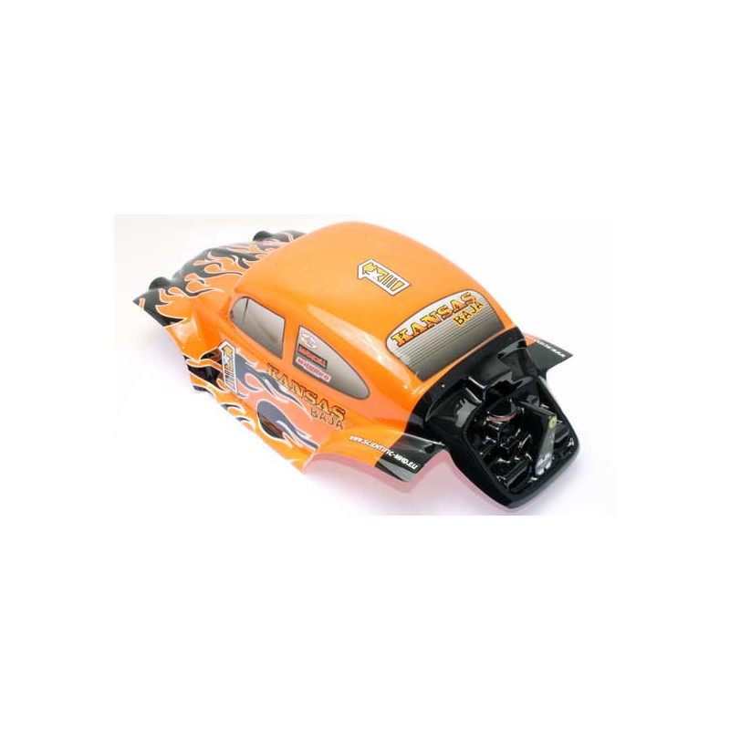 Pièce pour voiture electrique tous chemin 1/10 Carro. Kansas Baja orange