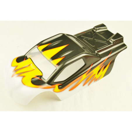 Pièce pour voiture electrique tous chemin 1/10 Carrosserie Noire Bulldog Pièce pour voiture electrique tous chemin 1/10 Carrosserie Noire Bulldog