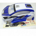 Pièce pour voiture electrique tous chemin 1/10 Carrosserie peinte Flash Rally Pièce pour voiture electrique tous chemin 1/10 Carrosserie peinte Flash Rally