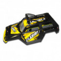 Pièce pour Buggy electrique 1/18 Carrosserie SUV jaune Pièce pour Buggy electrique 1/18 Carrosserie SUV jaune