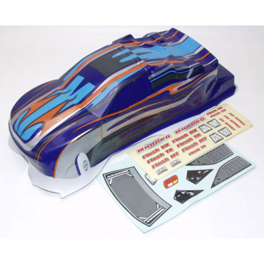 Pièce pour voiture electrique tous chemin 1/10 Carrosserie Truggy Peinte Pièce pour voiture electrique tous chemin 1/10 Carrosserie Truggy Peinte