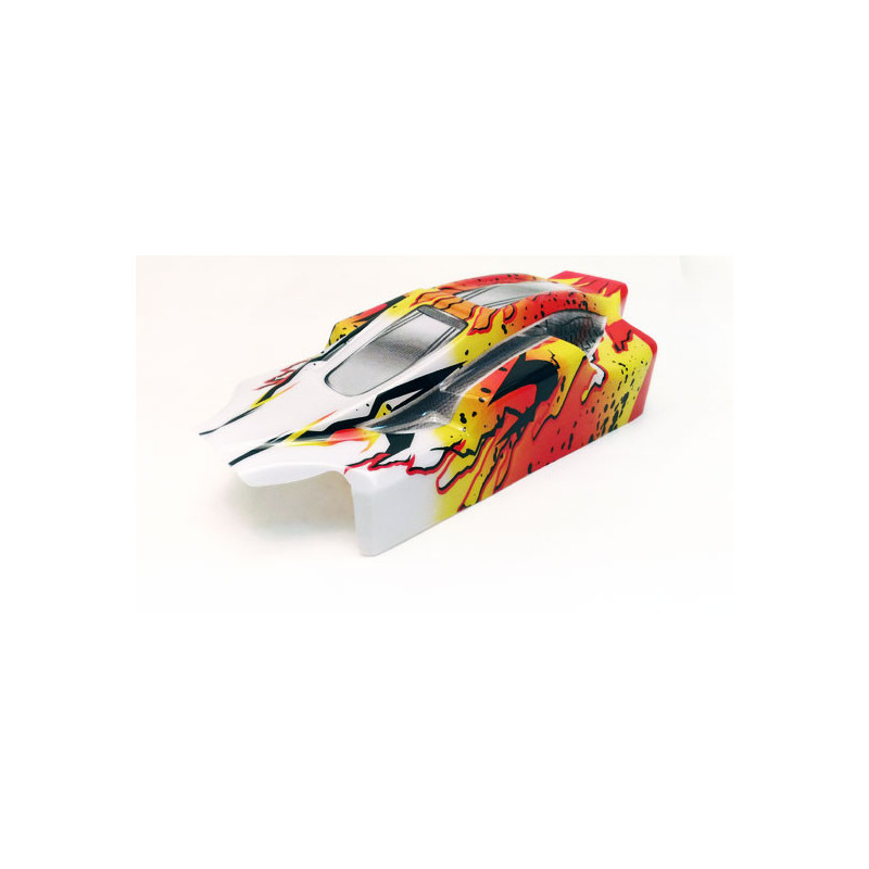 Pièce pour voiture thermique tous chemin 1/10 Carrossserie BUGGY Rouge GP