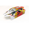 Pièce pour voiture thermique tous chemin 1/10 Carrossserie BUGGY Rouge GP