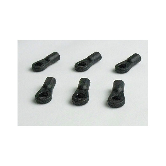Pièce pour voiture electrique tous chemin 1/10 Chappes à rotule servos 6pcs Pièce pour voiture electrique tous chemin 1/10 Chappes à rotule servos 6pcs