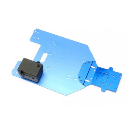 Pièce pour voiture electrique tous chemin 1/10 Châssis Aluminium MOAB Pièce pour voiture electrique tous chemin 1/10 Châssis Aluminium MOAB