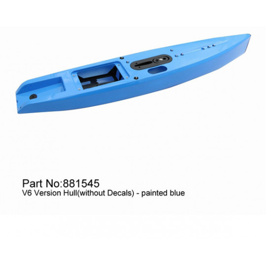 Pièce pour voilier radiocommandé Coque DF65 V6 Bleue Pièce pour voilier radiocommandé Coque DF65 V6 Bleue