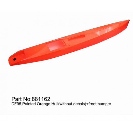 Pièce pour voilier radiocommandé Coque DF95 Orange Pièce pour voilier radiocommandé Coque DF95 Orange