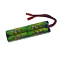 Accu NiMH pour appareil radiocommandé PACK Tx PTR6A 4.8V/AP-2500AA Accu NiMH pour appareil radiocommandé PACK Tx PTR6A 4.8V/AP-2500AA