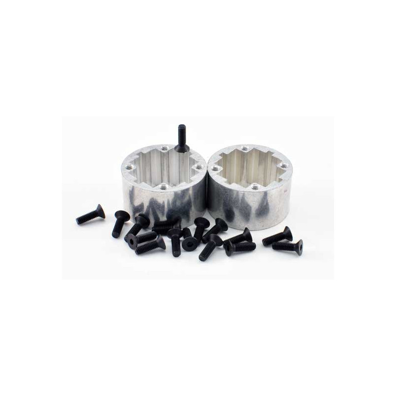 Pièce pour Monster Truck thermique 1/16 Corps de différentiel en Alu