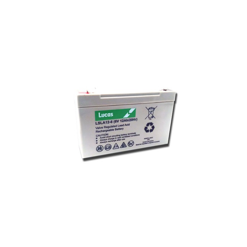 Accus au plomb pour appareil radiocommandé Batterie au Plomb 6V 12Ah