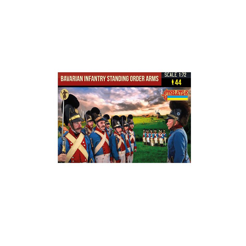 Figurine Bavarian Infantry Standing Order Arms 1/72