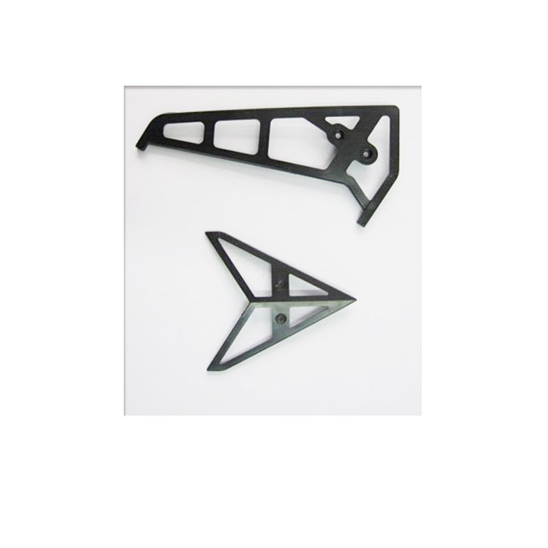 Pièce pour hélicoptère électrique Dérive et Empennage Tiny 530BL