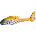 Pièce pour hélicoptère électrique EC 130 FUSELAGE JAUNE