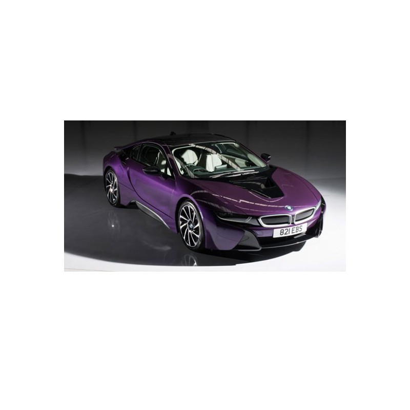 Voiture miniature Die Cast au1/18 BMW i8 PURPLE PEARL (LHD) 1/18
