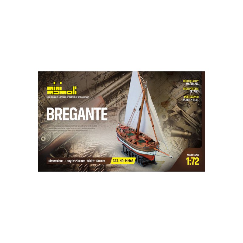 Bateau statique BREGANTE IL LEUDO 1/72