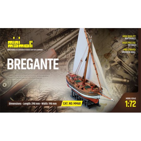 Bateau statique BREGANTE IL LEUDO 1/72