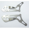Pièce pour hélicoptère électrique Flancs Aluminium Bas Tiny 400