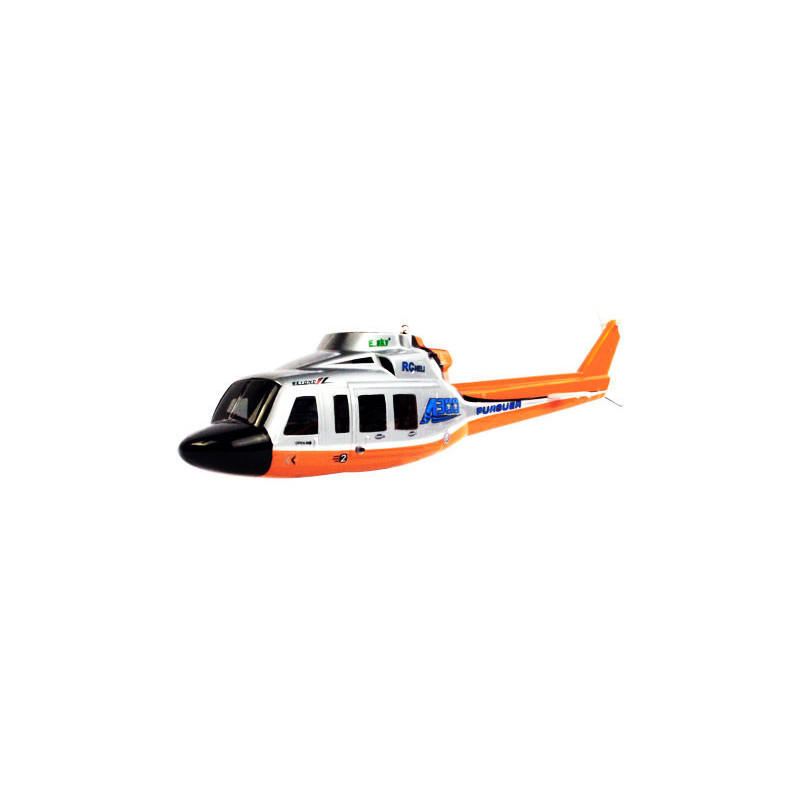 Pièce pour hélicoptère électrique Fuselage A-300 orange & argent
