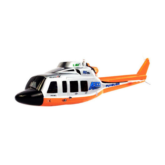Pièce pour hélicoptère électrique Fuselage A-300 orange & argent