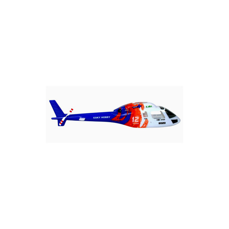 Pièce pour hélicoptère électrique FUSELAGE BIG LAMA BLEU