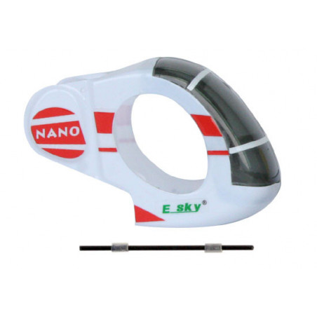 Pièce pour hélicoptère électrique Fuselage blanc NANO Pièce pour hélicoptère électrique Fuselage blanc NANO