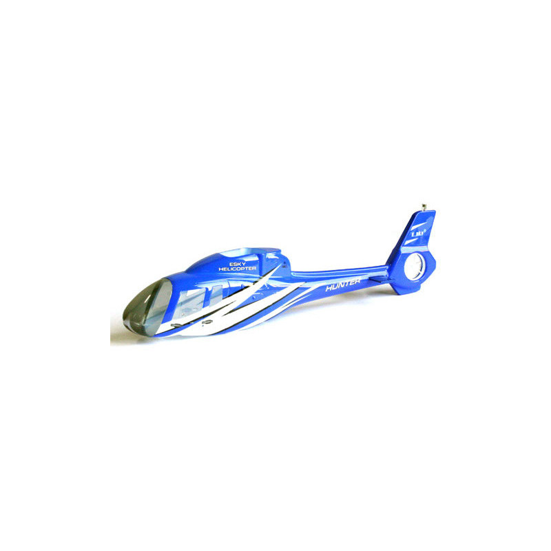 Pièce pour hélicoptère électrique FUSELAGE COLIBRI BLEU