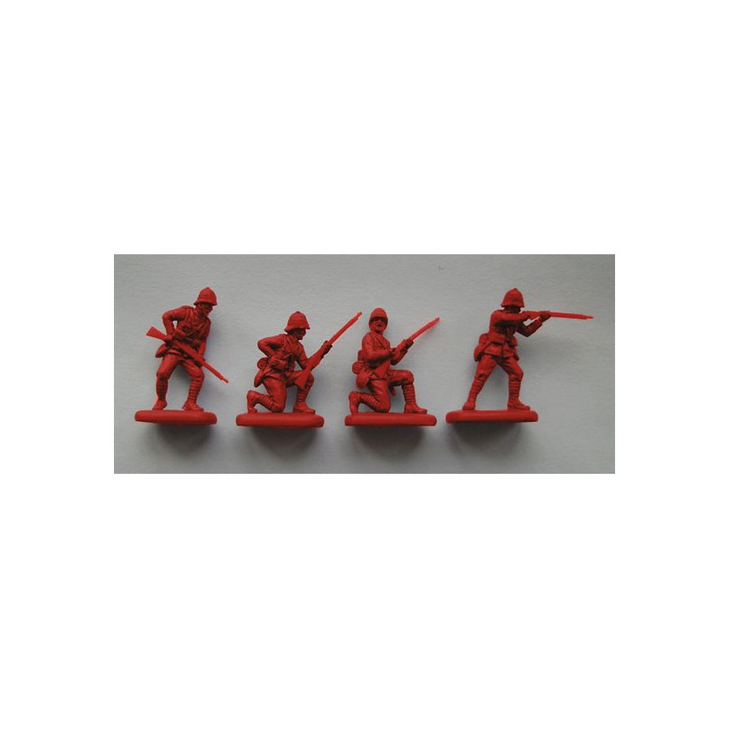 Figurine British infantry skirmishing Figurine British infantry skirmishing