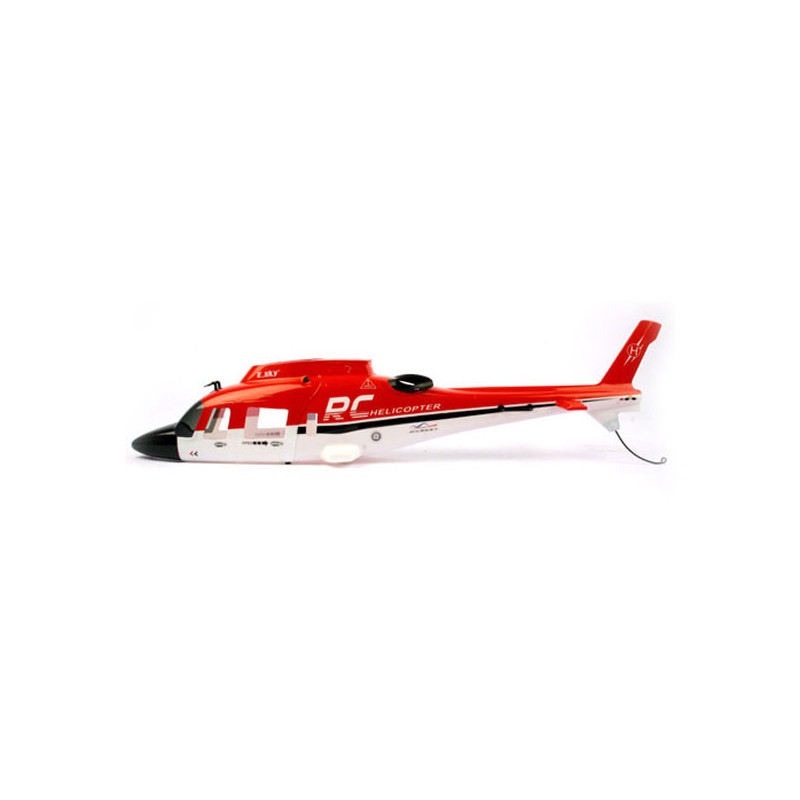 Pièce pour hélicoptère électrique Fuselage Tiny 700 CX rouge