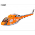 Pièce pour hélicoptère électrique HB FUSELAGE ORANGE